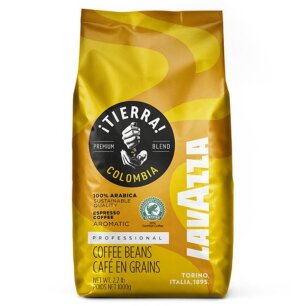 LAVAZZA - Kawa ziarnista ¡Tierra! Colombia 100% Arabica Espresso - 1 kg