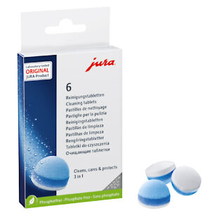 JURA - Tabletki czyszczące Jura 6 szt. - "Cleans, cares & Protects 3 in 1"