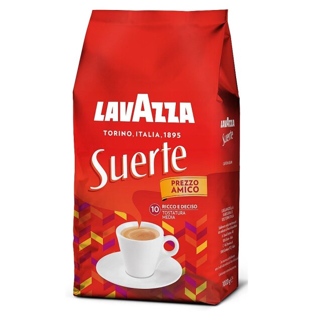 LAVAZZA - Kawa ziarnista Suerte - 1 kg