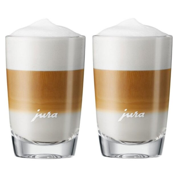 JURA - Zestaw 2 szklanek do Latte 10,5 cm - bez spodków