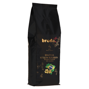 Kawa świeżo palona • broda. coffee • BRAZYLIA YELLOW BOURBON Mogiana Premium 100% Arabica • 1000g