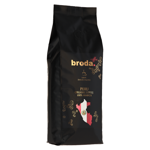 Kawa świeżo palona • broda. coffee • PERU Organic Coffee 100% Arabica • 1000g